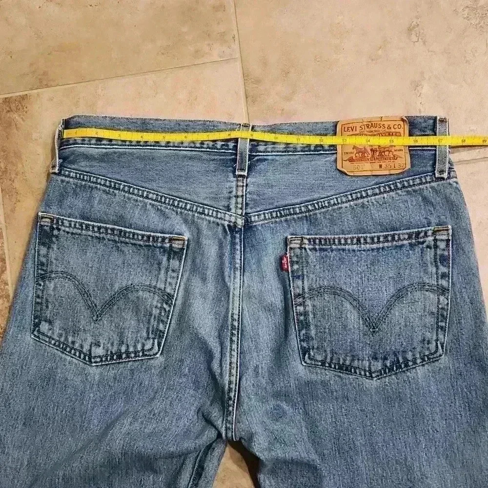Levi's Button Up Jeans 34x32 - Picture 4 of 16